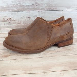Born Silvie Crusca Waxed Suede booties